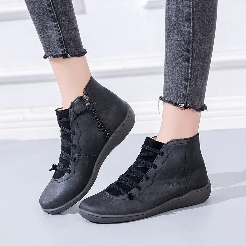 KARIEGA | PREMIUM COMFY LEATHER AUTUMN BOOTS - BEST SELLER SOUTH AFRICA