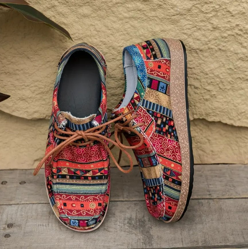 TRIBAL CHUNKY SNEAKERS- BOLD STYLE WITH ALL-DAY COMFORT