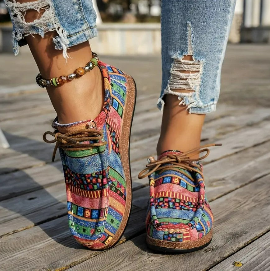 TRIBAL CHUNKY SNEAKERS- BOLD STYLE WITH ALL-DAY COMFORT
