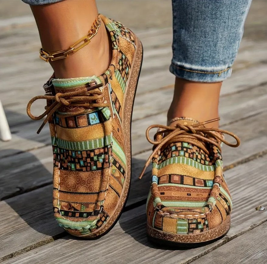 TRIBAL CHUNKY SNEAKERS- BOLD STYLE WITH ALL-DAY COMFORT