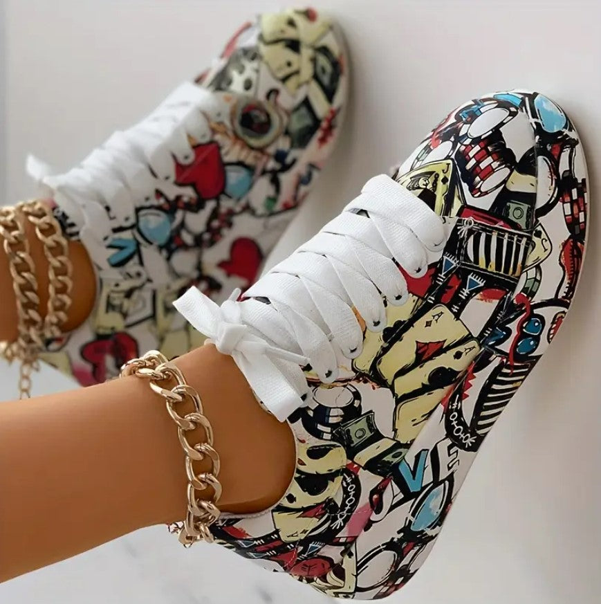 UNISEX Multi tone casual sneakers