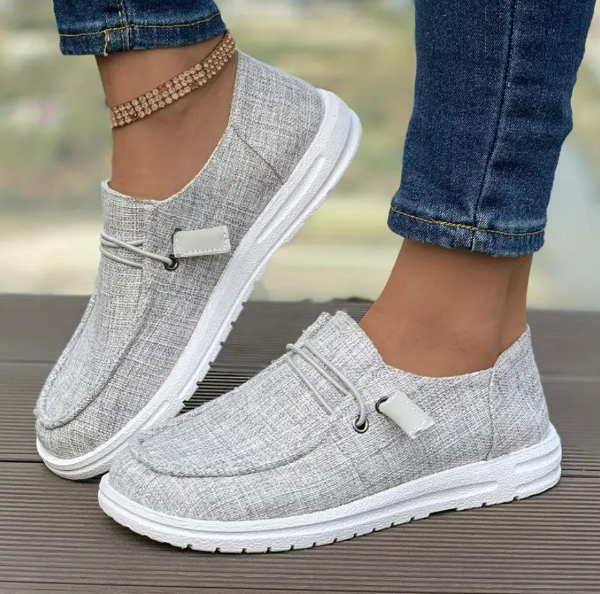 LINDIWE – Breathable knit lace loafers