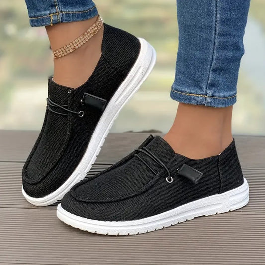 LINDIWE – Breathable knit lace loafers