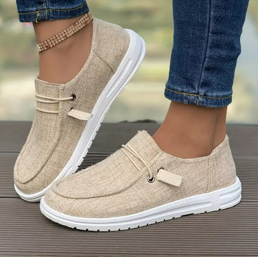 LINDIWE – Breathable knit lace loafers