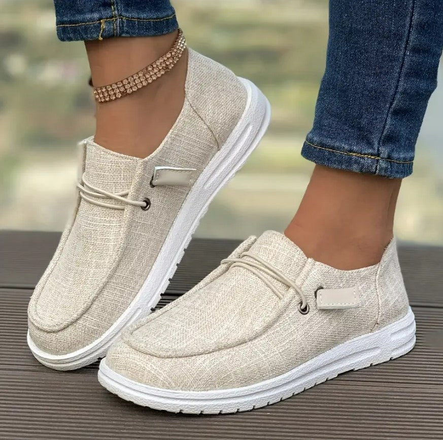 LINDIWE – Breathable knit lace loafers