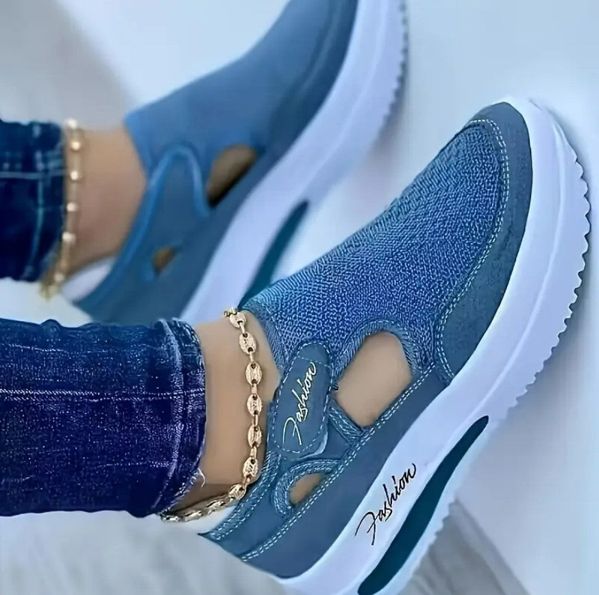 ANNE – Breathable Mesh Platform Sneakers