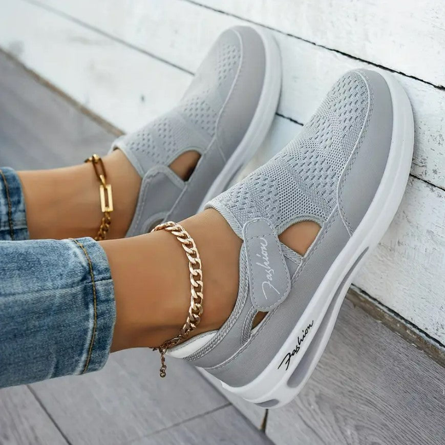 ANNE – Breathable Mesh Platform Sneakers
