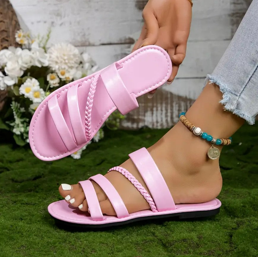 SHANI- Braided flats