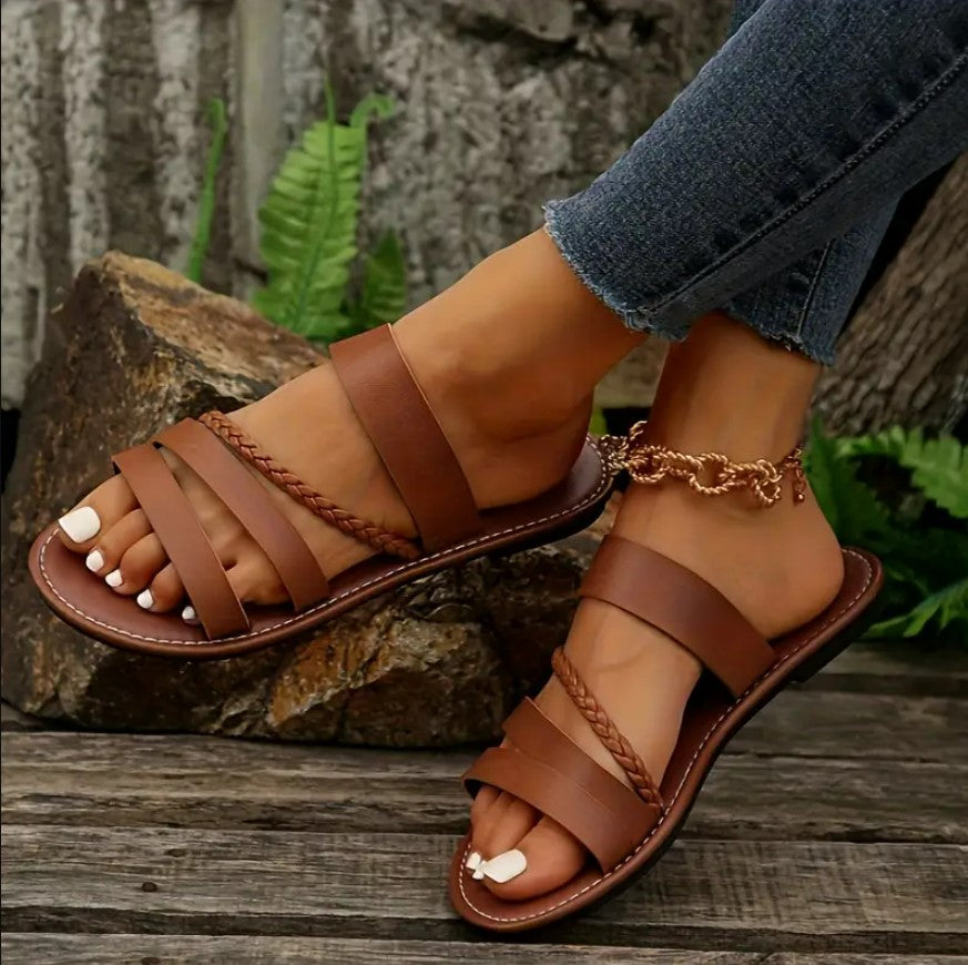 SHANI- Braided flats