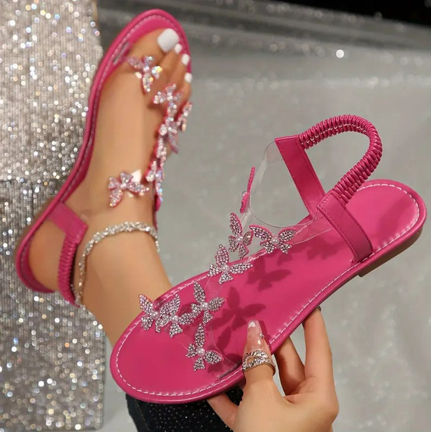 ZINA-  Elegant decorated sandals