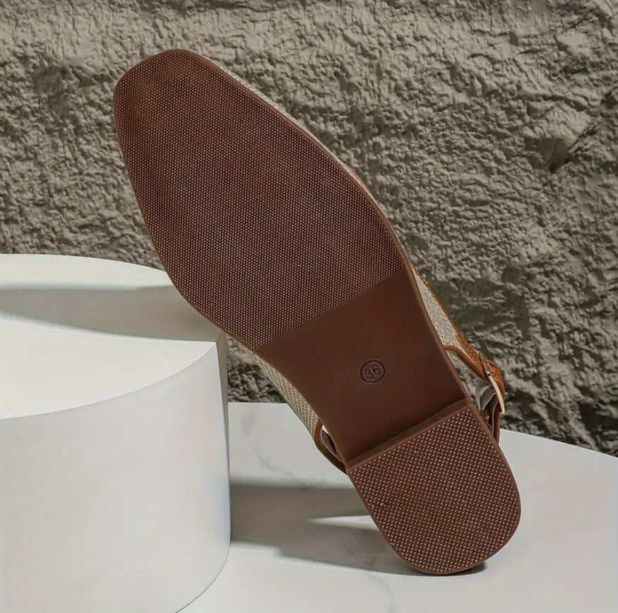 NALEDI- Metallic Strap Sandals