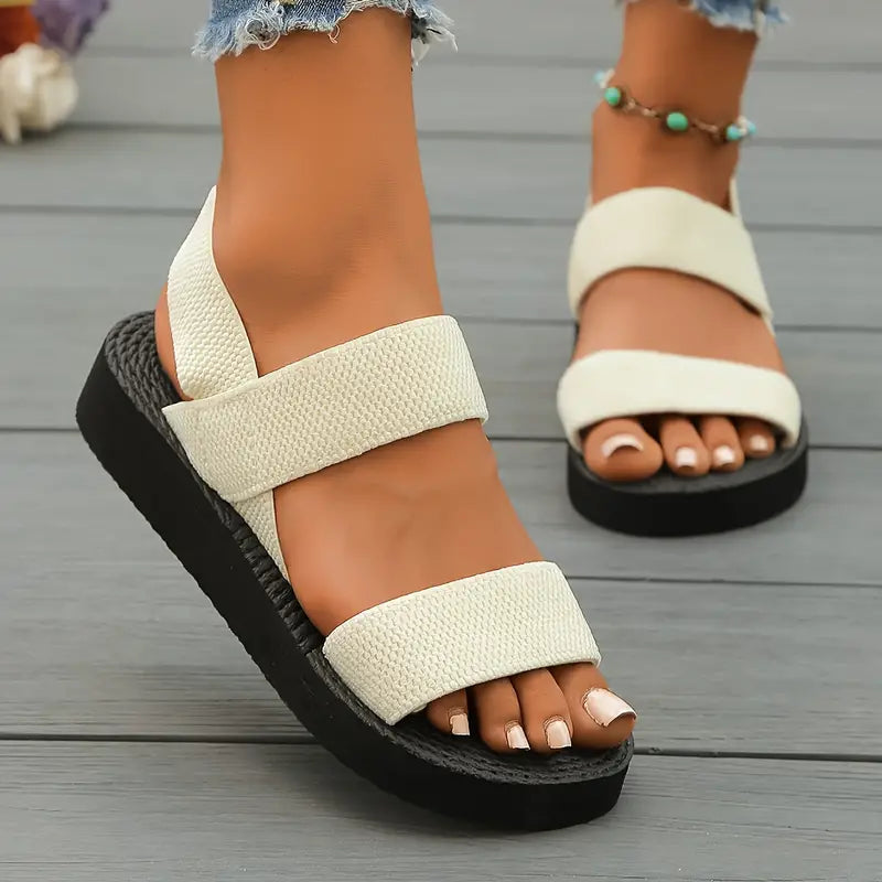 NIJAR- WOMEN’S WEDGE SANDALS WITH ANKLE STRAP